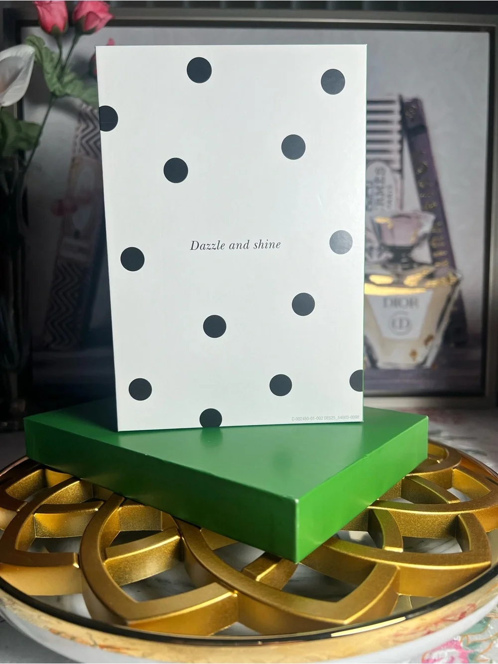 kate spade Rose Gold-tone 'LUCKY' Letter Pendant Necklace